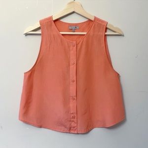 Silk crop Cami -Aritzia